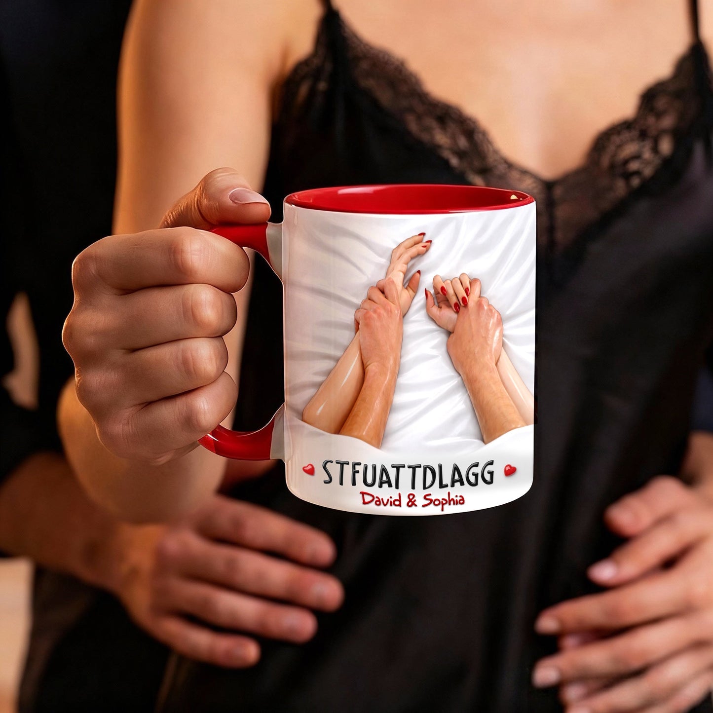 Naughty Together Couple Coffee Accent Mug - Personalized Gift For Couple 03HULU270126