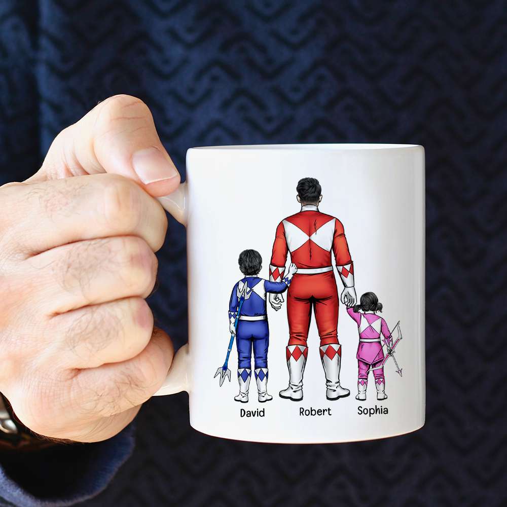 The Power Dad 07ACQN050523HH Personalized Family Mug