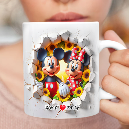 Mouse Couple Mug - Personalized Gifts For Couple 08hupu140425