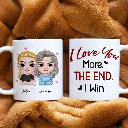 I Love You More, Personalized Mug, Gift For Mother's Day