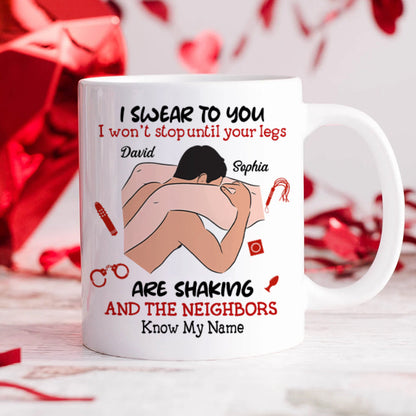 Personalized Gift For Couple Mug I Swear To You