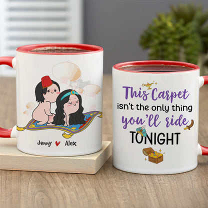 This Carpet Isn't The Only Thing You'll Ride Tonight, Personalized Couple Mug