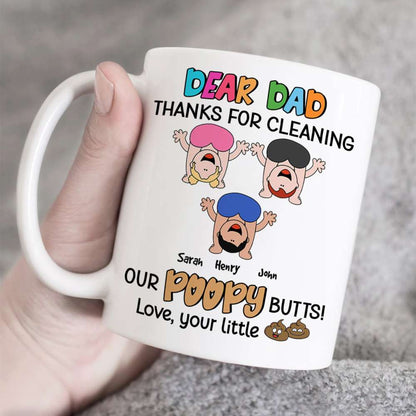 Dear Dad Thanks For Cleaning Personalized Coffee Mug