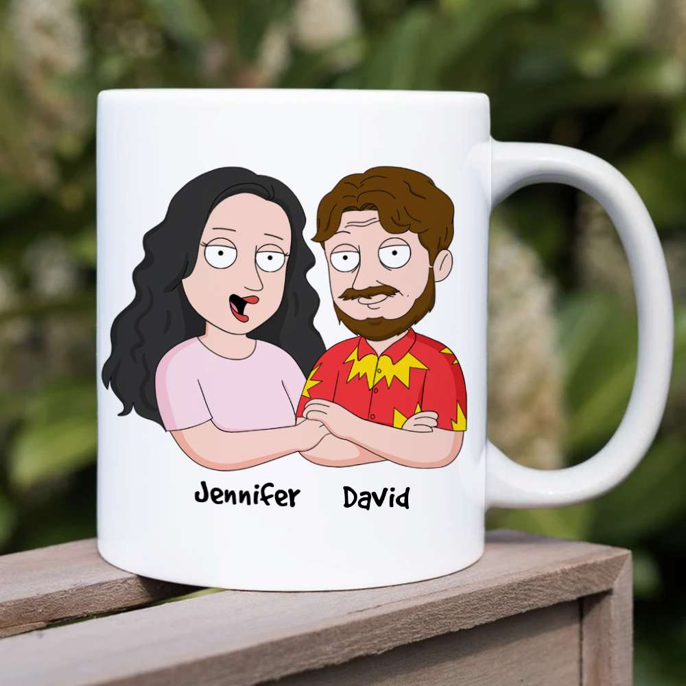 Happy Father's Day Dad You Freakin' Rule!, Personalized White Mug, Gift For Dad, Father's Day Gift