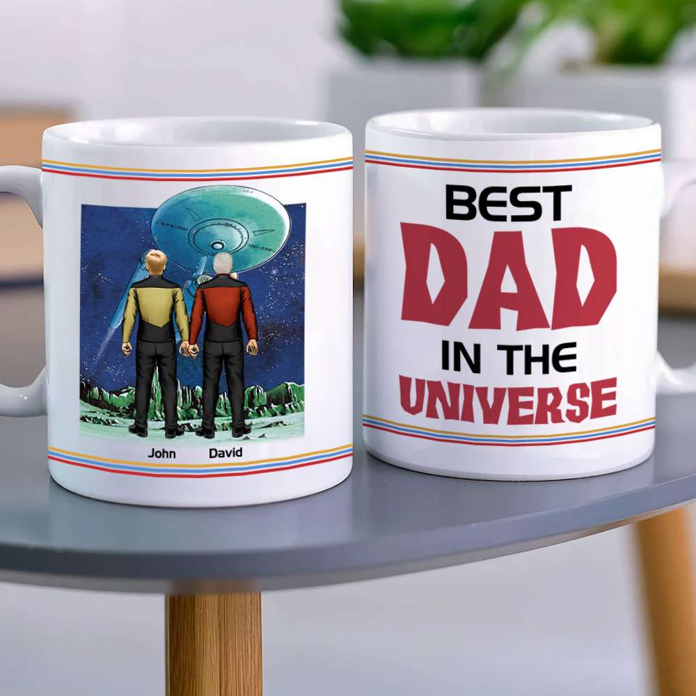 Space Best Dad In The Universe Personalized Coffee Mug DR-WHM-05dnhn190523hh