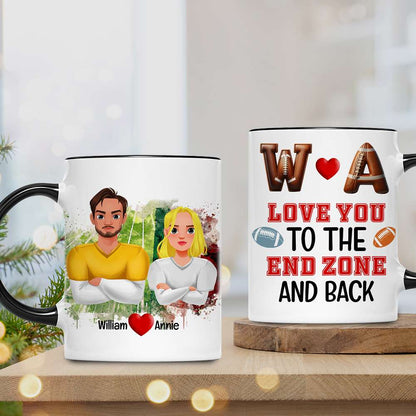 Personalized Gifts For Couple Love Football Sport Accent Mug 04XQLU221024
