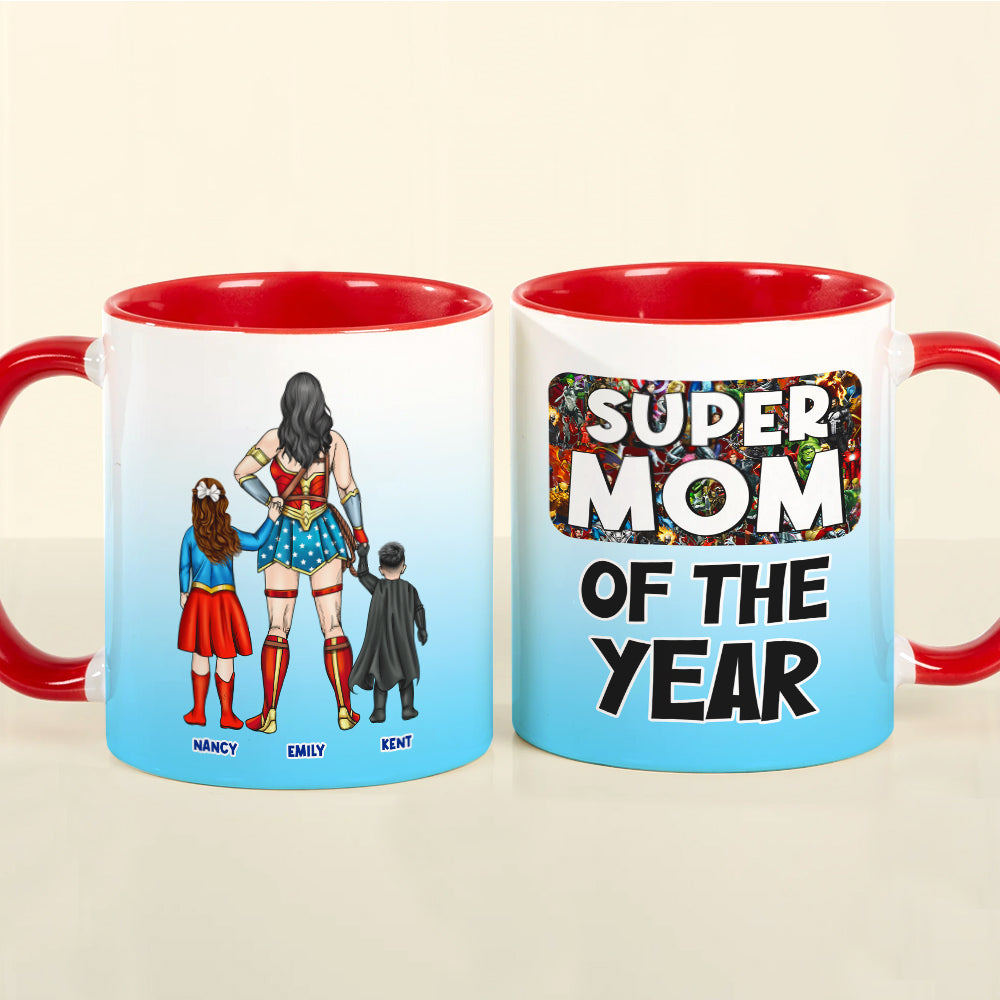 Personalized Gifts For Mom Coffee Mug Super Mom Of The Year 02ohpu270324pa