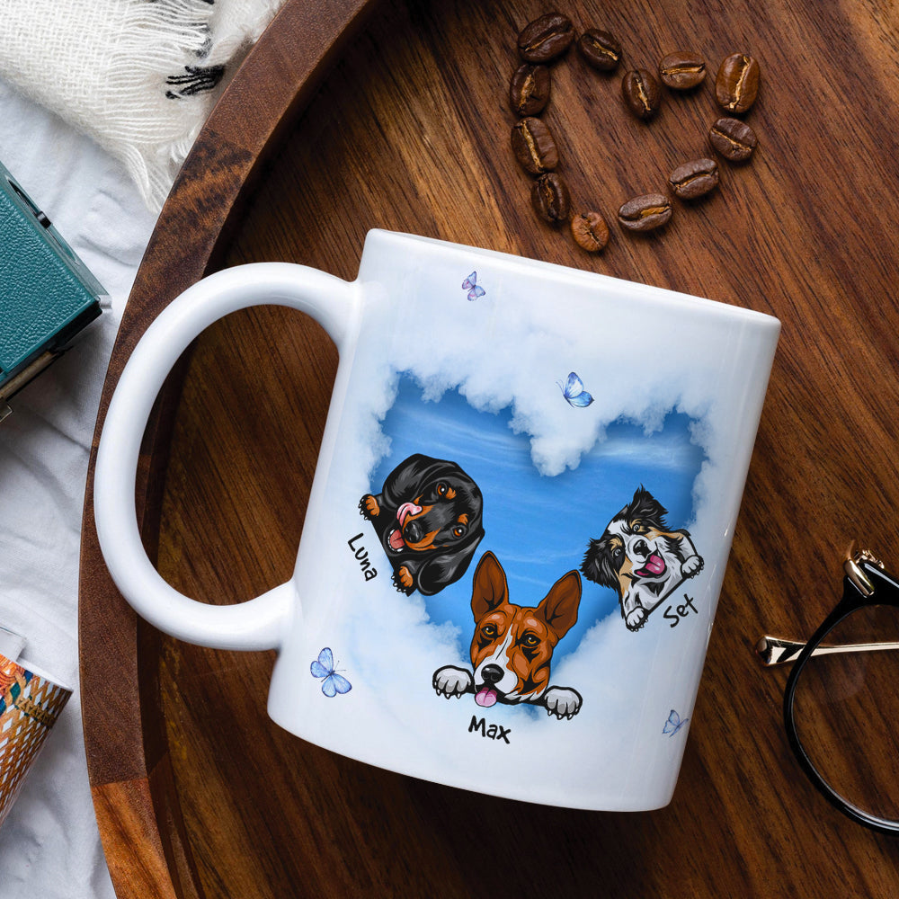 What The Entrance To Heaven Must Look Like Personalized Personalized Mug-Memorial Gift For Dog Lover
