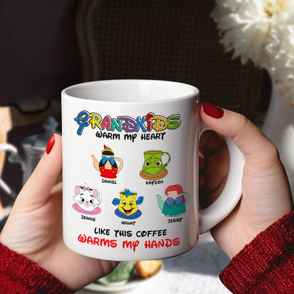 Personalized Gift For Mom Coffee Mug Kids With Warm Heart 02OHLU100125