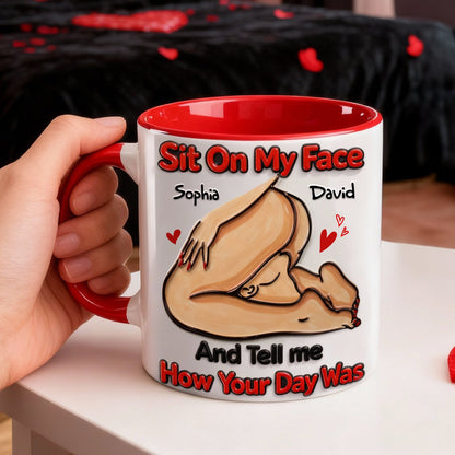 How Your Day Was Couple Coffee Accent Mug - Personalized Gift For Couple 04HULU270126