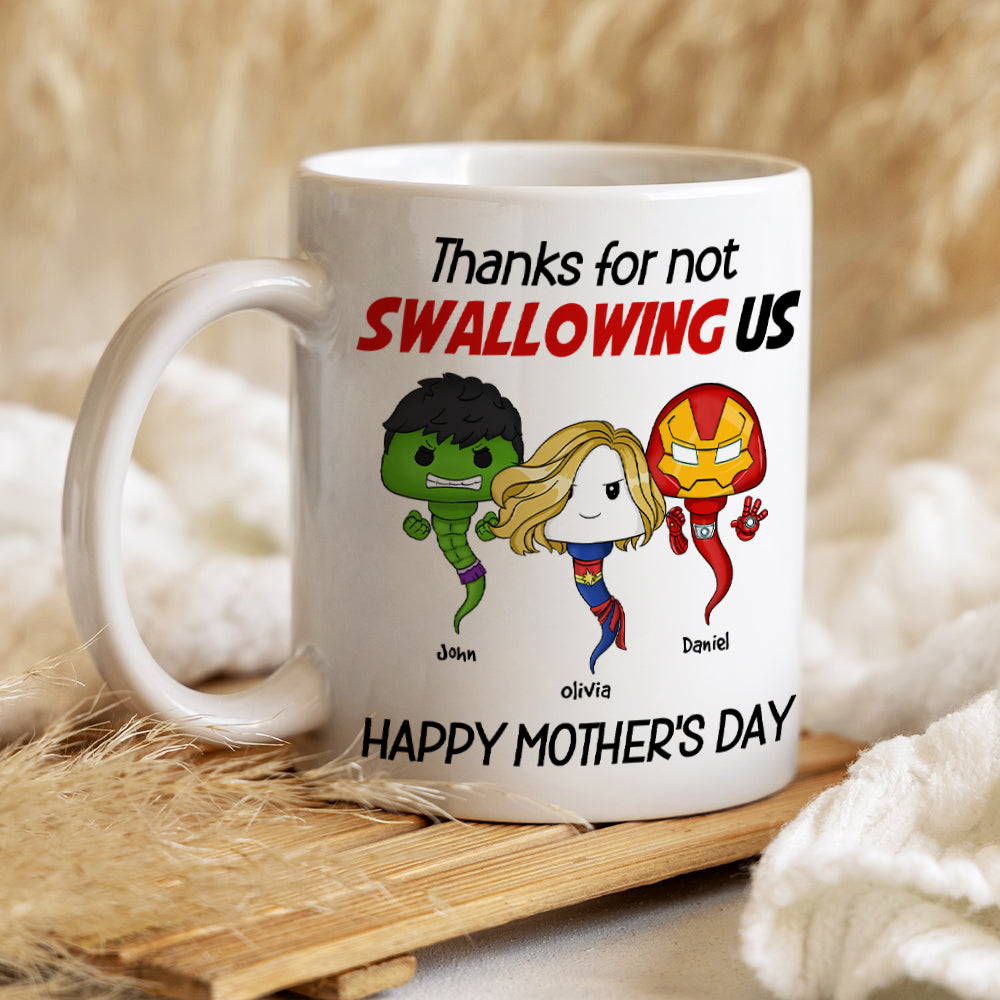 Personalized Gifts For Mom Coffee Mug Not Swallowing Us 02nahn150324