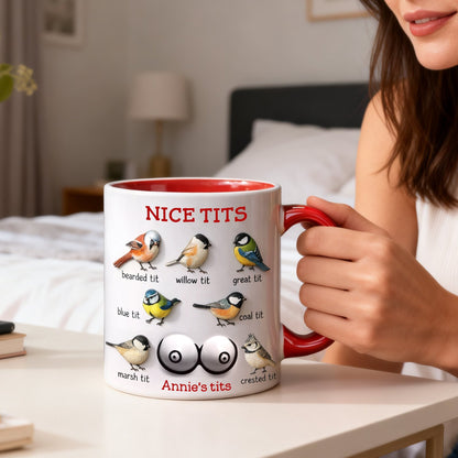 Funny Birds Coffee Accent Mug - Personalized Gift For Her 02NALU291225