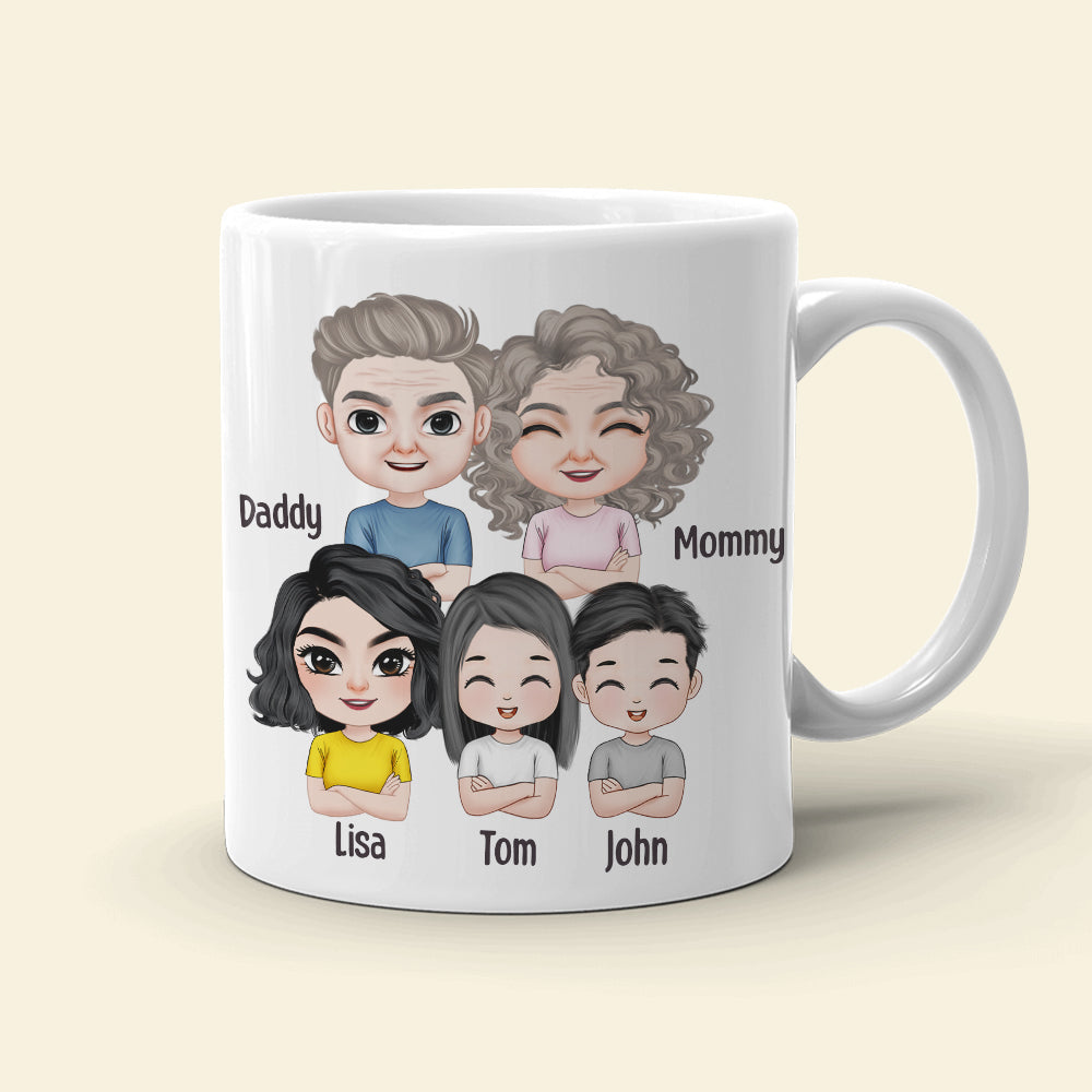 There's No One Else I'd Rather Raise These Asshole Kids With - Personalized Mother's Day Mug - Gift For Family