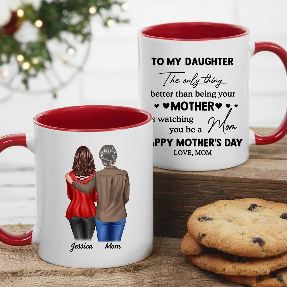 Personalized Mother's Day Mug for Daughter - Custom Gift From Mom