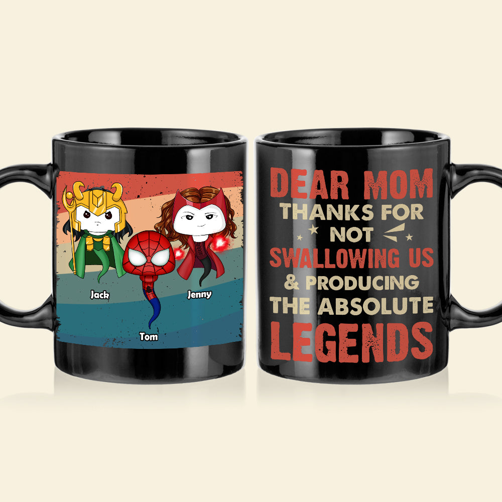 Personalized Gifts For Mom Coffee Mug Thanks For Producing The Absolute Legends 01natn290224ha Funny Mother's Gifts