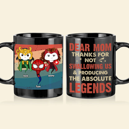 Personalized Gifts For Mom Coffee Mug Thanks For Producing The Absolute Legends 01natn290224ha Funny Mother's Gifts