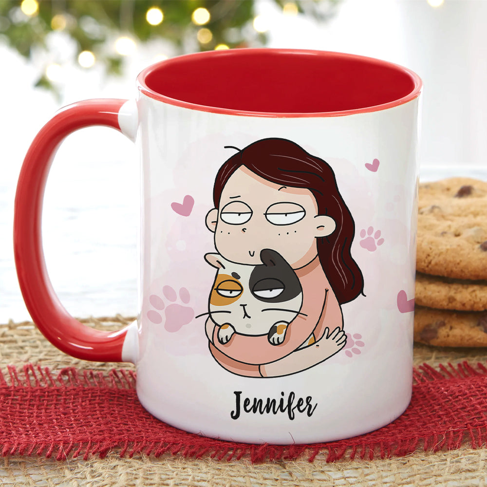 She Believed She Could, Gift For Cat Lover, Personalized Mug, Cat Mom Mug, Anniversary Gift