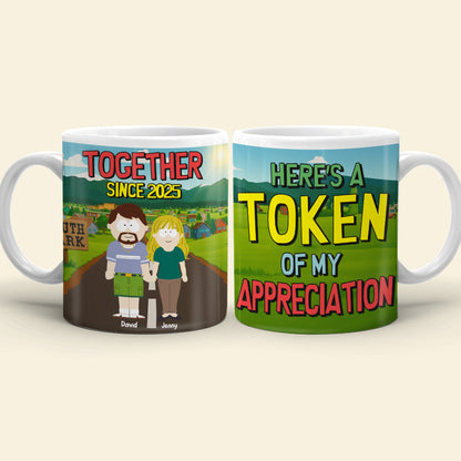 Cartoon Couple Mug - Personalized Gifts For Couple 04totn310525hg