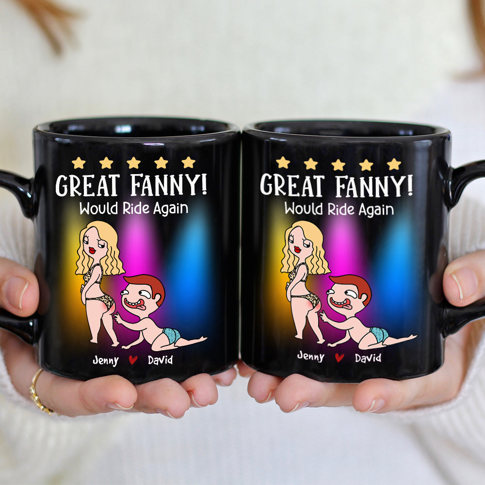 Great Fanny, Gift For Couple, Personalized Mug, Naughty Couple Mug, Anniversary Gift