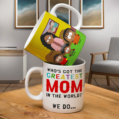 Personalized Gift For Mom Coffee Mug, The Greatest Mom In The World Mother's Day 01NALU280325HG