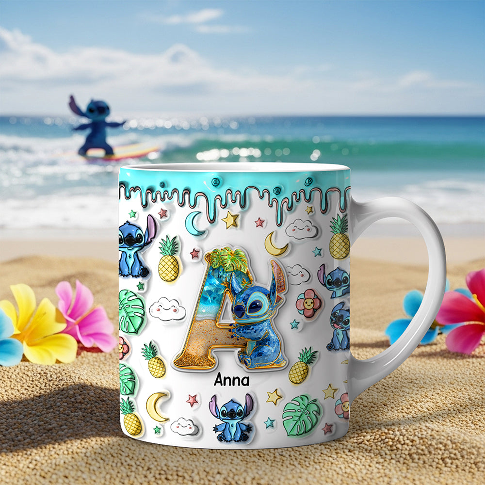 Custom Alphabet Letter Coffee Mug - Personalized Gifts for Cute Monsters 01tgqn110625