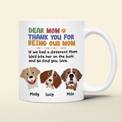 Personalized Gifts For Dog Mom Coffee Mug 05HUPU260124 Mother's Day