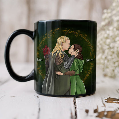 Couple Kissing 08HUHN051222TM Black Mug