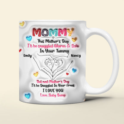 Personalized Gifts For Mom Coffee Mug Love Baby Bump
