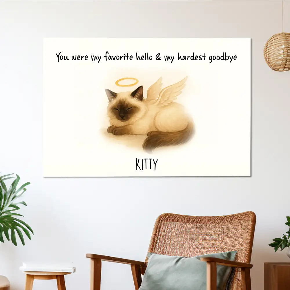 White Ceramic Pet Memorial Mug Personalized Sympathy Gift
