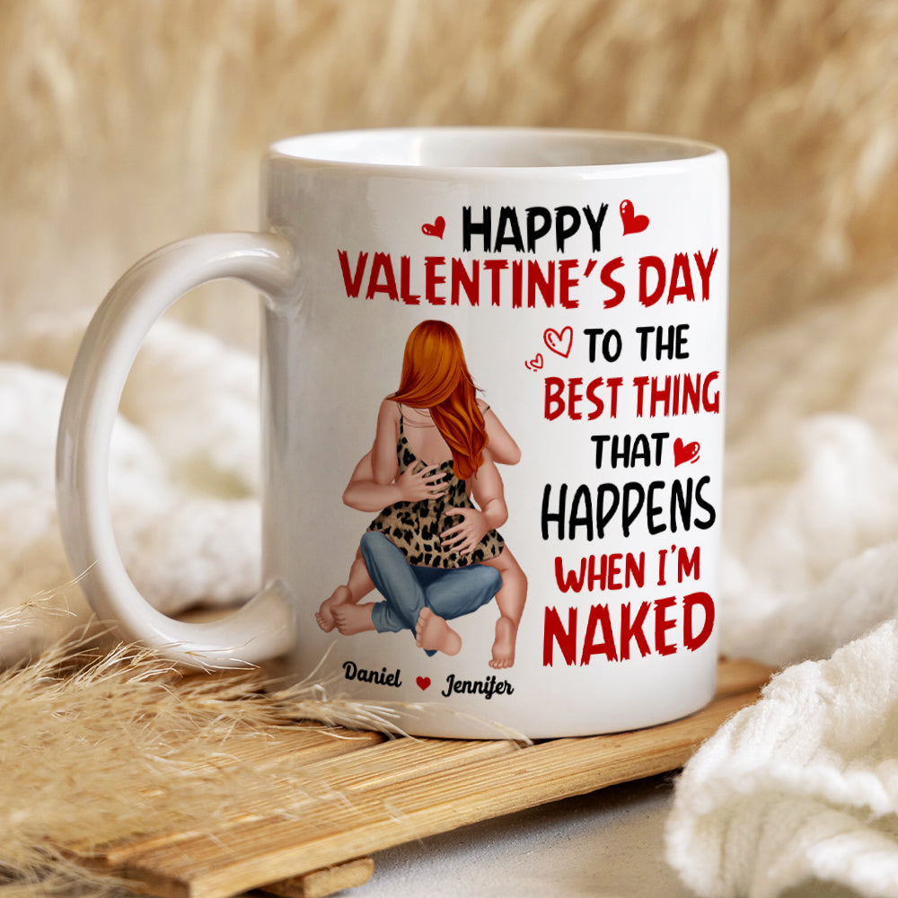 Personalized Gift For Couple Mug Happy Valentine's Day