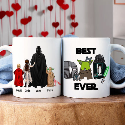 Personalized Gifts For Dad Coffee Mug Best Dad Ever 03HUHN220124HHHG