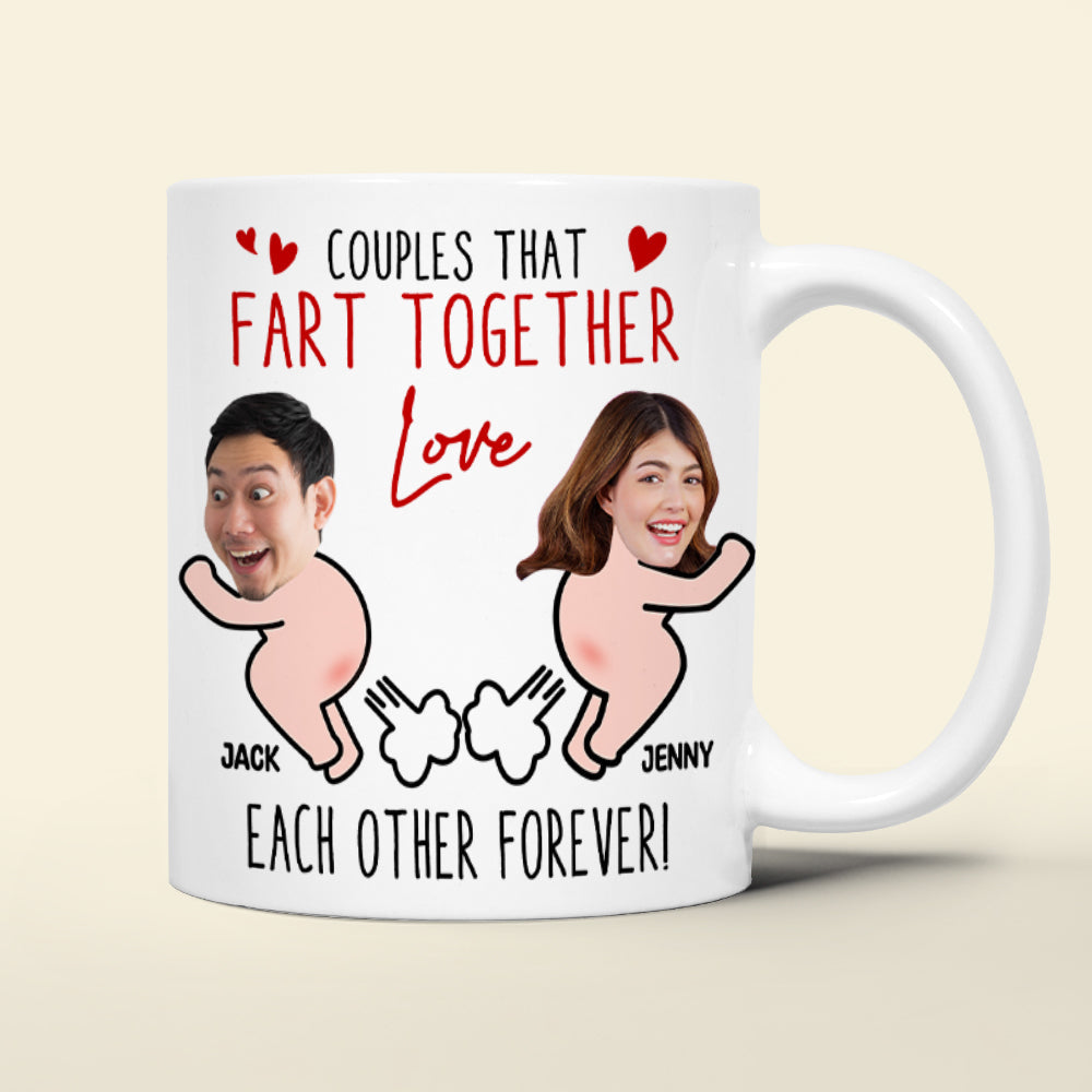 Couples - Love Each Other Forever, Funny Custom Face Coffee Mug, Gift For Couple, Valentine's Gifts