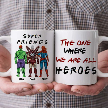 Super Friends 06DNHN050623TM Personalized Mug