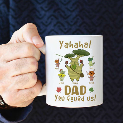 Legend Of Dad 02NAQN010623 Personalized Family Tumbler White Mug