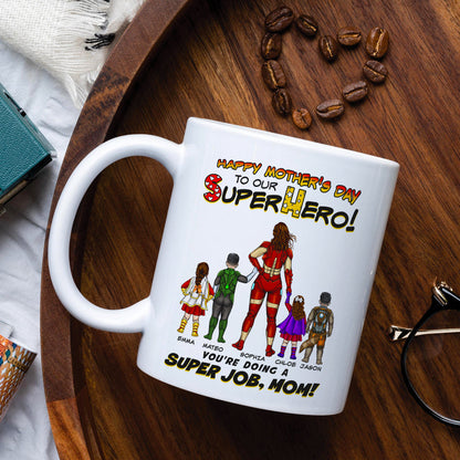Personalized Gifts For Mom Coffee Mug You're Doing A Super Job Mom 07ACDT190324PA