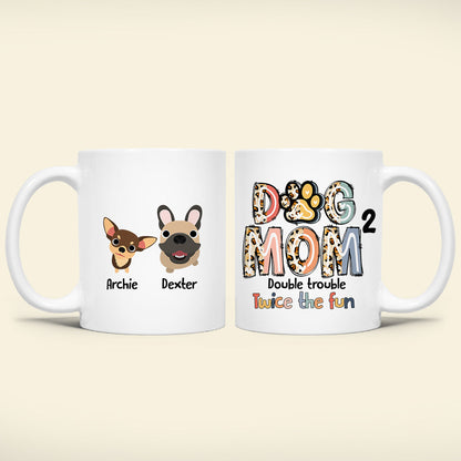 Personalized Gifts For Dog Mom Coffee Mug 01QHDT230324 Mother's Day