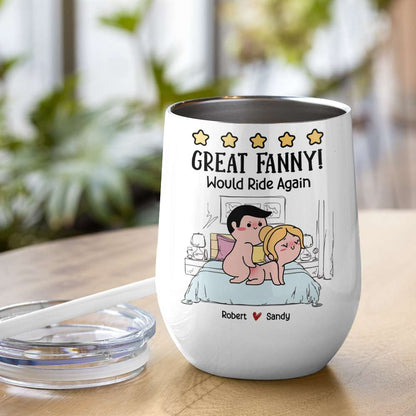 Great Fanny, Would Ride Again, Personalized Mug, Funny Gift For Couple