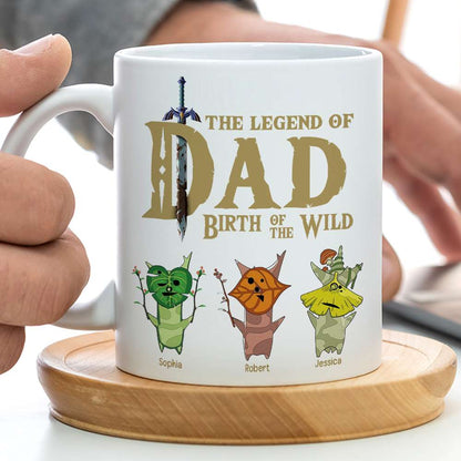 Legend Of Dad 07NAQN310523 Personalized Family Gaming Mug