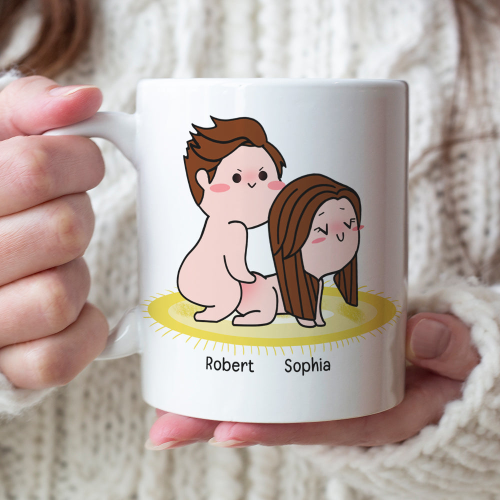 I'm Behind You 100%-Gift For Couple-Personalized Coffee Mug-Funny Couple