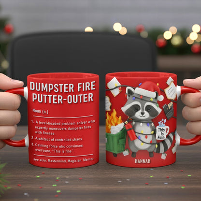 Funny Raccoon Office Coffee Mug - Personalized Gifts For Coworker 06naqn131125
