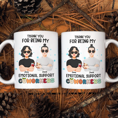Personalized Christmas Gifts For Coworkers White Mug 02TOLU221124PA