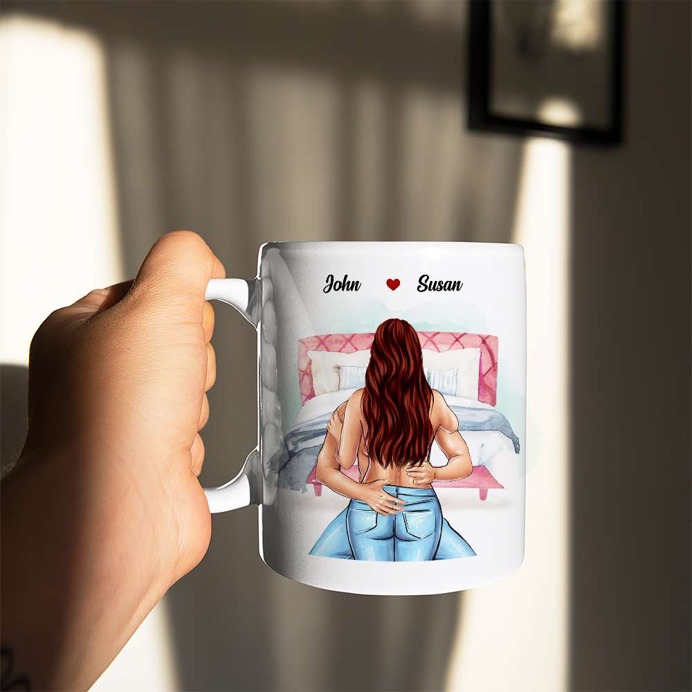 I Love To Wrap Both My Hand Personalized White Mug