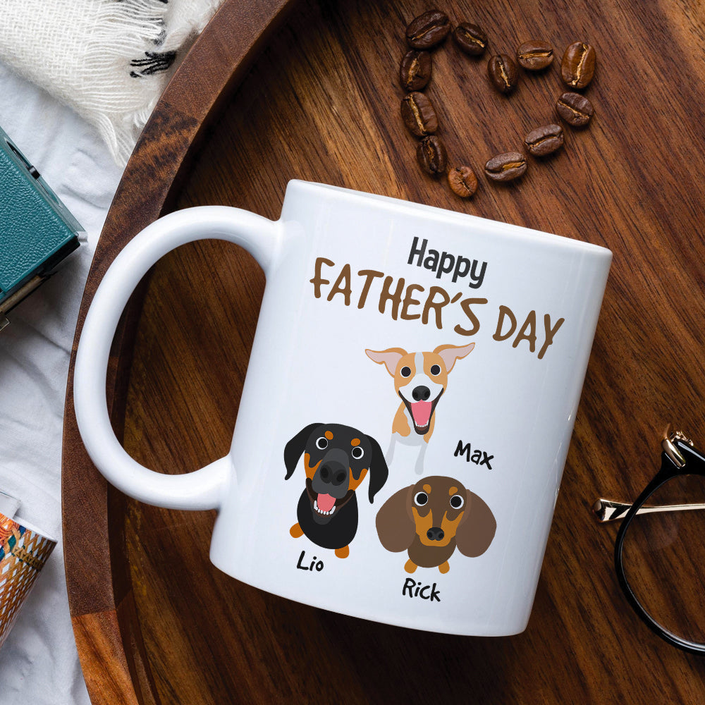 Every Snack You Make Every Meal You Bake, Personalized Mug, Gift For Dog Lovers, Father's Day Gift