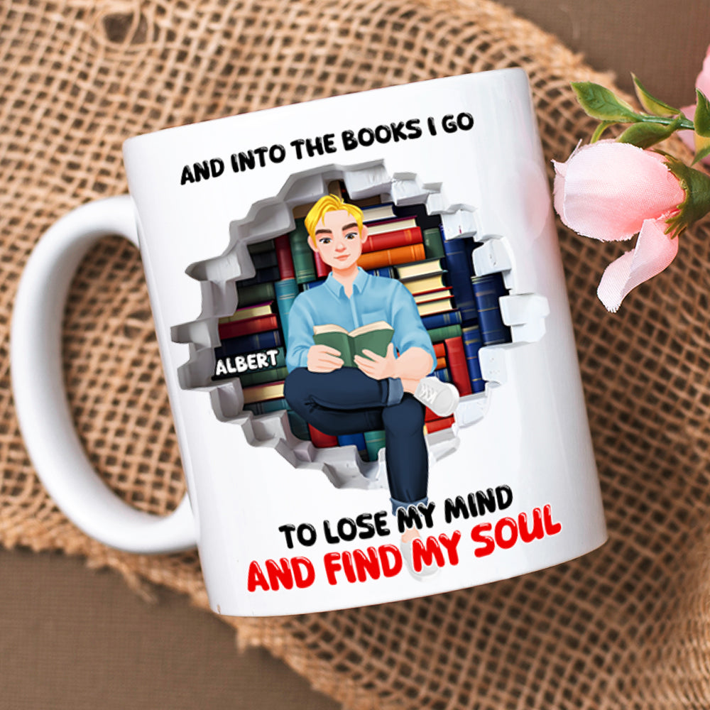 Personalized Gifts For Book Lovers Coffee Mug Reading Book Girl 03KALU040125PA