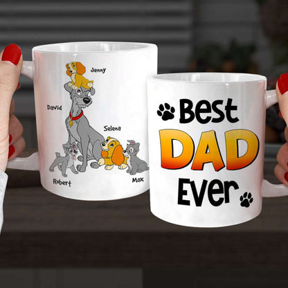 Best Dad Dog Ever 02NAHN050423 Personalized Mug Father's Day Gift