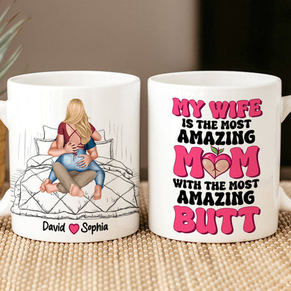 Personalized Gifts For Her Coffee Mug My Wife Is The Most Amazing Mom Funny Gifts For Mother's Day