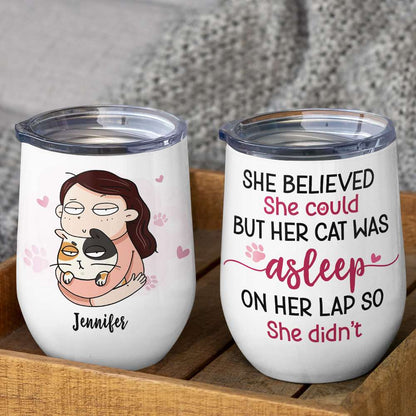 She Believed She Could, Gift For Cat Lover, Personalized Mug, Cat Mom Mug, Anniversary Gift