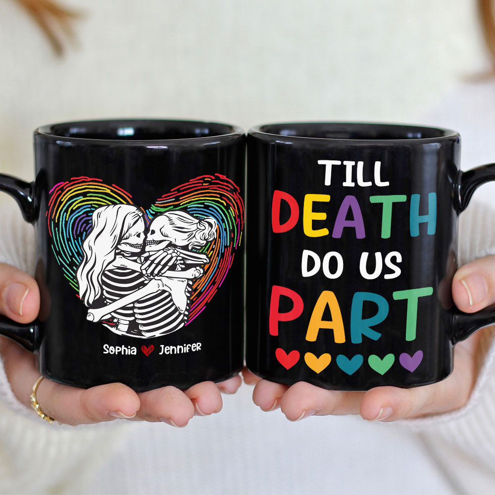 Till Death Do Us Part- Gift For Couple-Personalized Coffee Mug