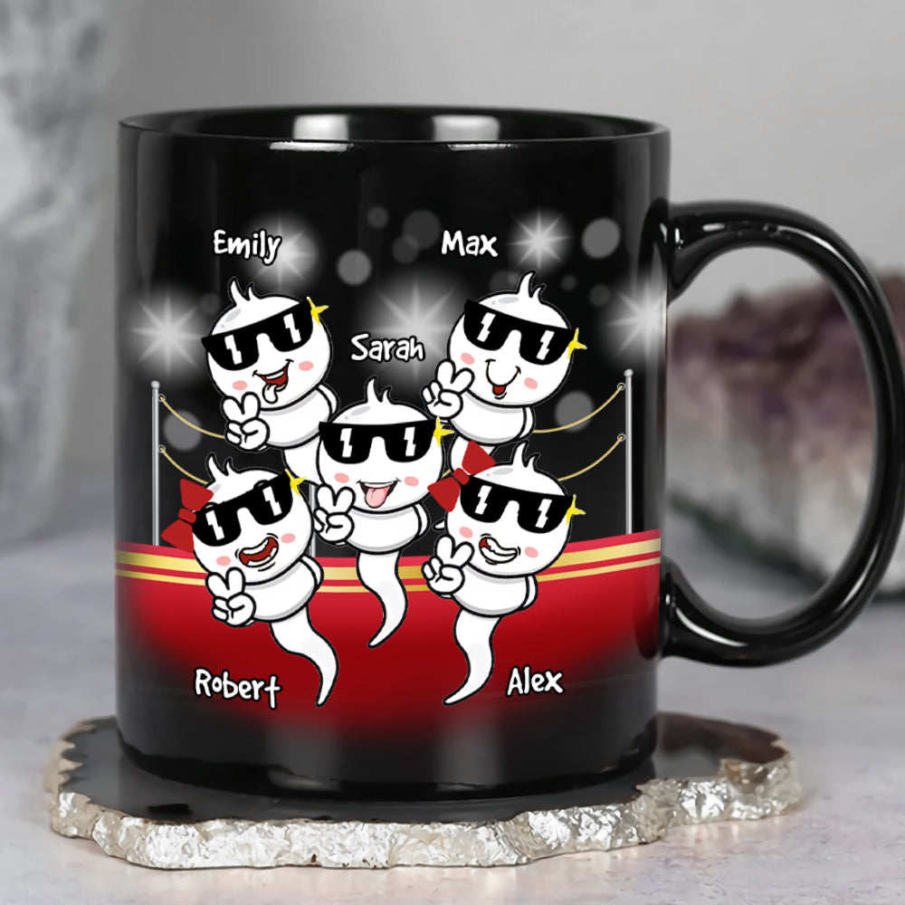 Well Done Dad, Gift For Dad, Personalized Mug, Funny Sperm Mug, Father's Day Gift