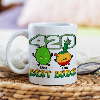 Best Buds- Gift For Friends-Personalized Coffee Mug- Friends Coffee Mug